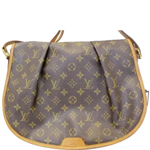 LOUIS VUITTON Menilmontant MM Monogram Canvas Crossbody Bag