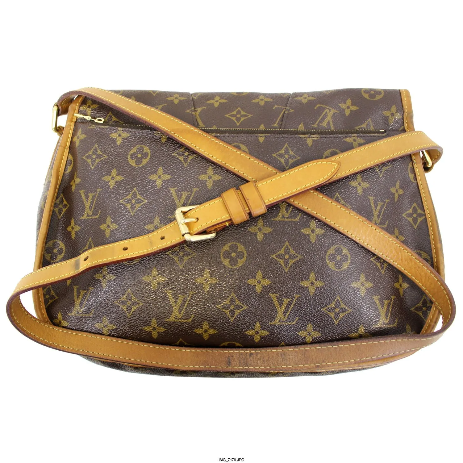 LOUIS VUITTON Menilmontant MM Monogram Canvas Crossbody Bag