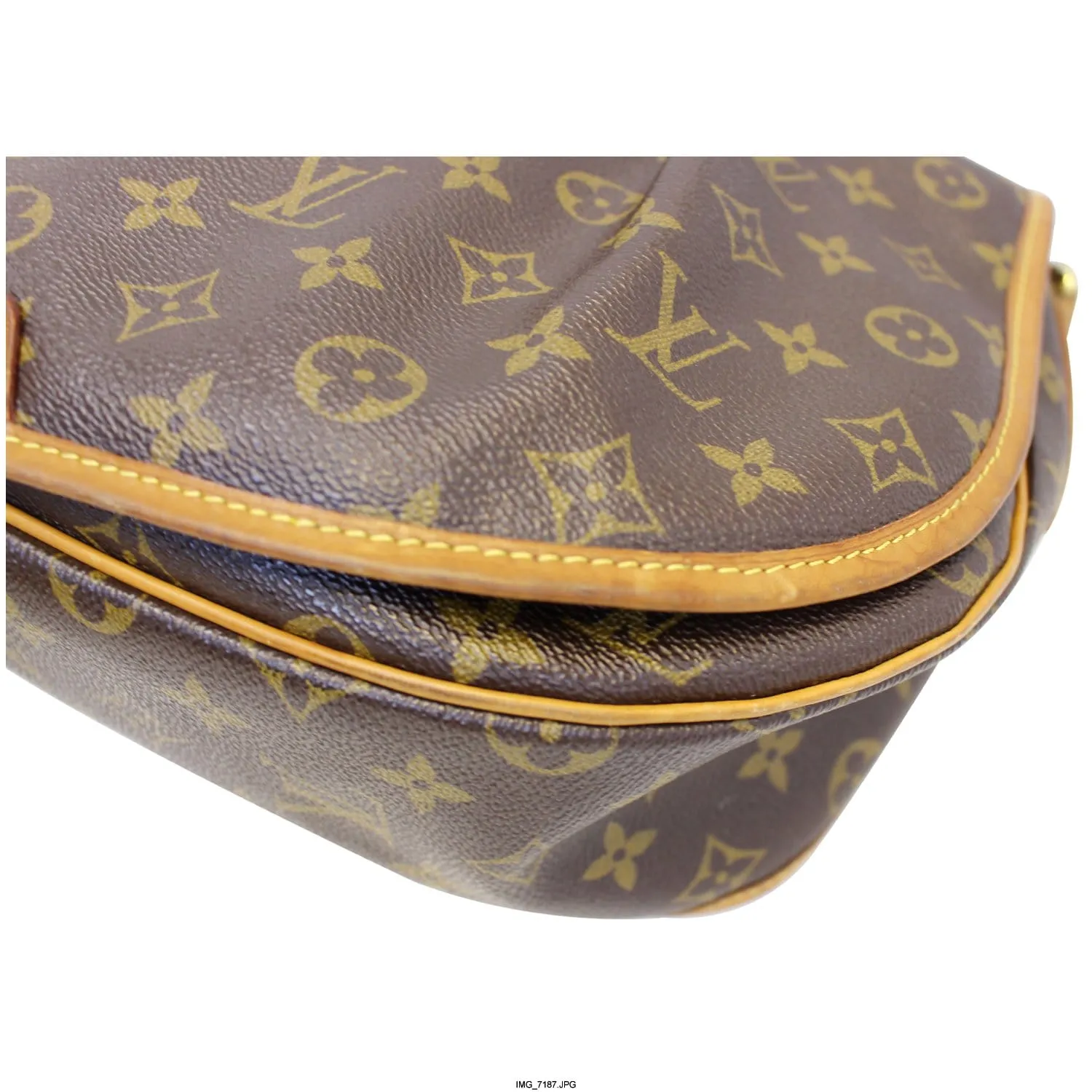 LOUIS VUITTON Menilmontant MM Monogram Canvas Crossbody Bag