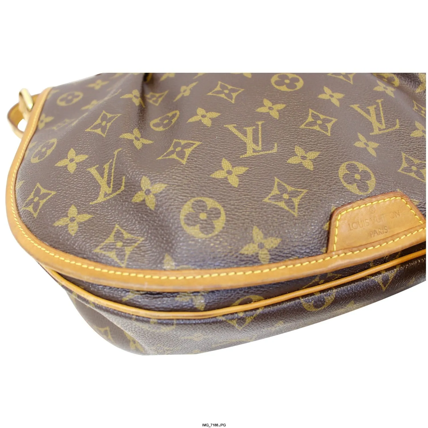 LOUIS VUITTON Menilmontant MM Monogram Canvas Crossbody Bag