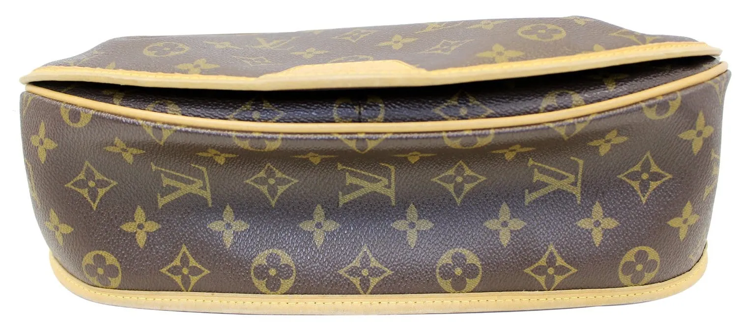LOUIS VUITTON Monogram Canvas Menilmontant MM Crossbody Bag