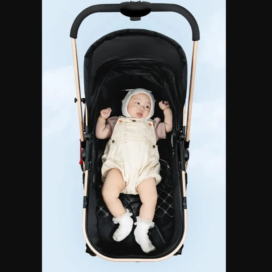 Luxury Light-Weight Stroller & Travel System - 3 Modes