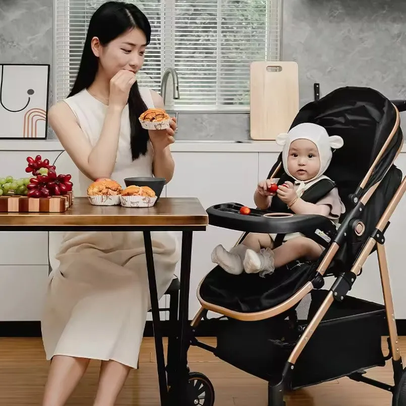 Luxury Light-Weight Stroller & Travel System - 3 Modes