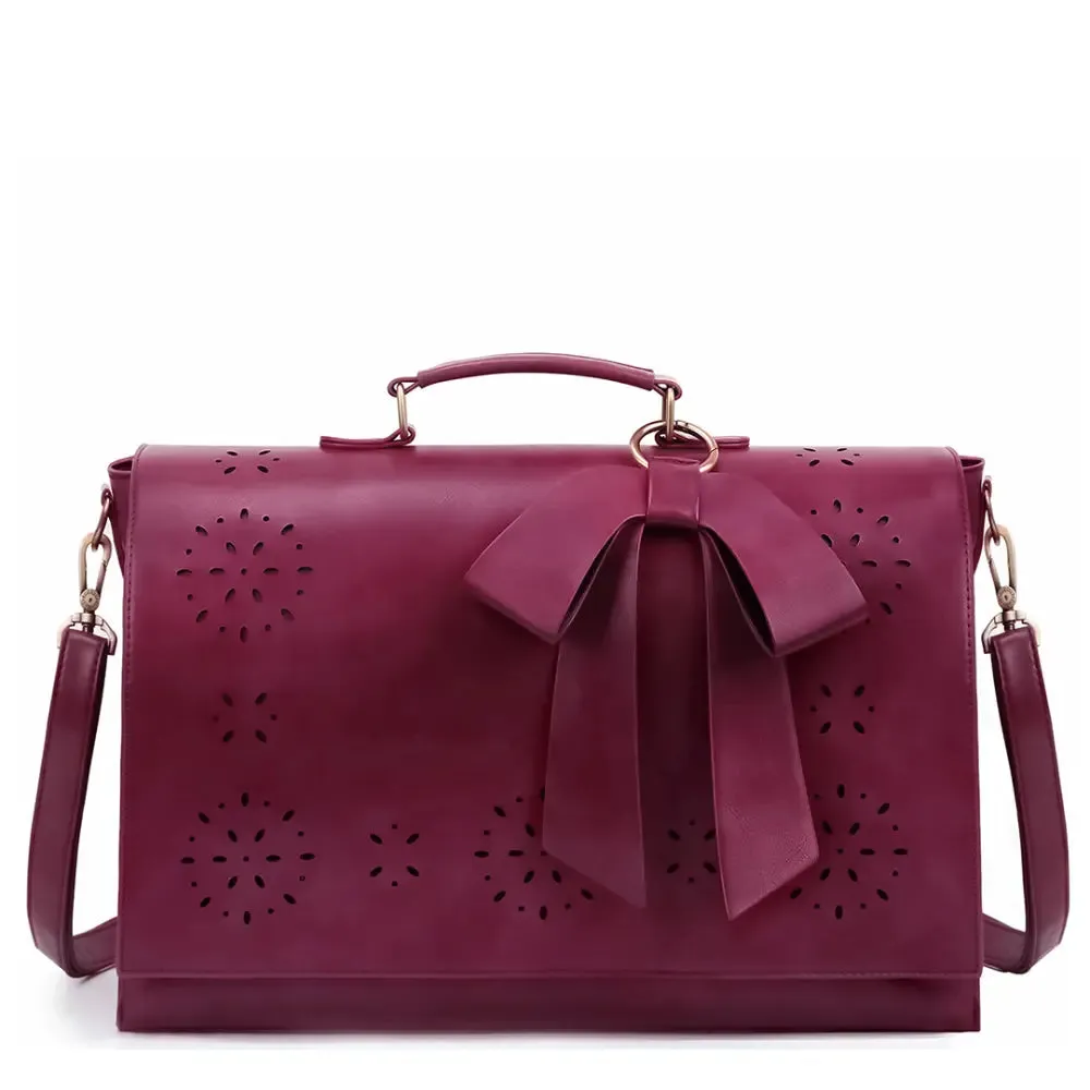 Mabel's Elegant Bow-Tie Satchel