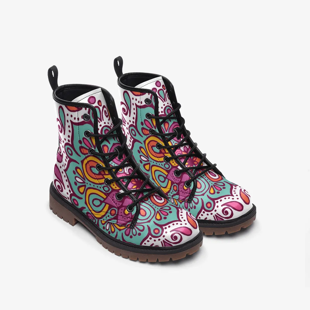 Mandala Casual Leather Lightweight boots MT