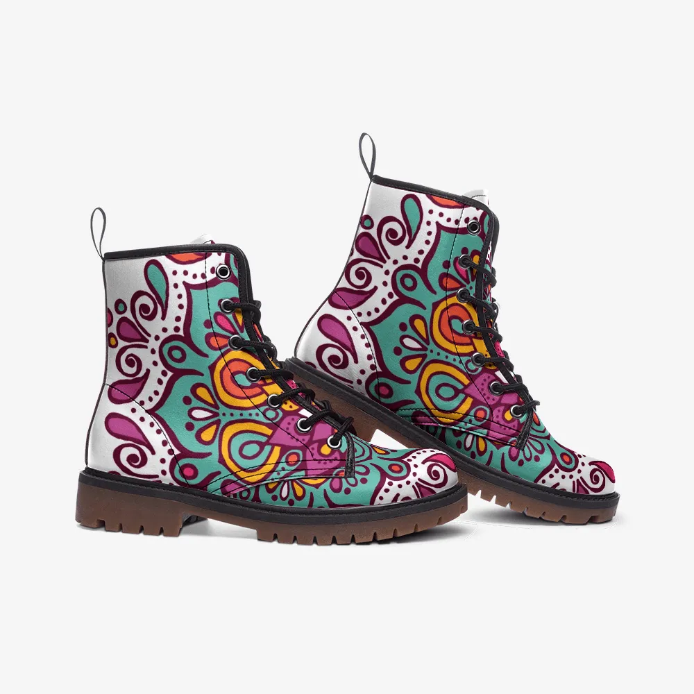 Mandala Casual Leather Lightweight boots MT