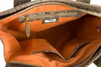 Marnie Bugs Textured Leather Vanessa Handbag (Cielo)