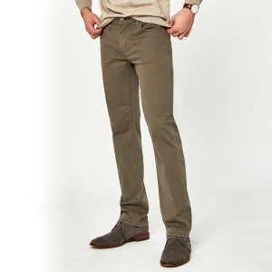 Mavi Men's Matt Dusty Olive Twill Stretch Jeans