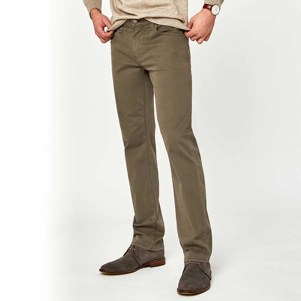 Mavi Men's Matt Dusty Olive Twill Stretch Jeans