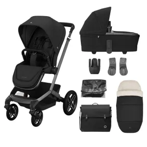 Maxi-Cosi FAME 7 Piece Essential Travel System - Twillic Black