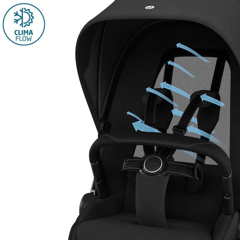 Maxi-Cosi FAME 7 Piece Essential Travel System - Twillic Black