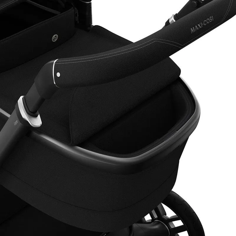 Maxi-Cosi FAME 7 Piece Essential Travel System - Twillic Black