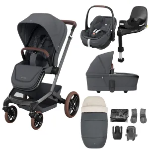 Maxi-Cosi FAME 9 Piece Premium Travel System in Twillic Graphite