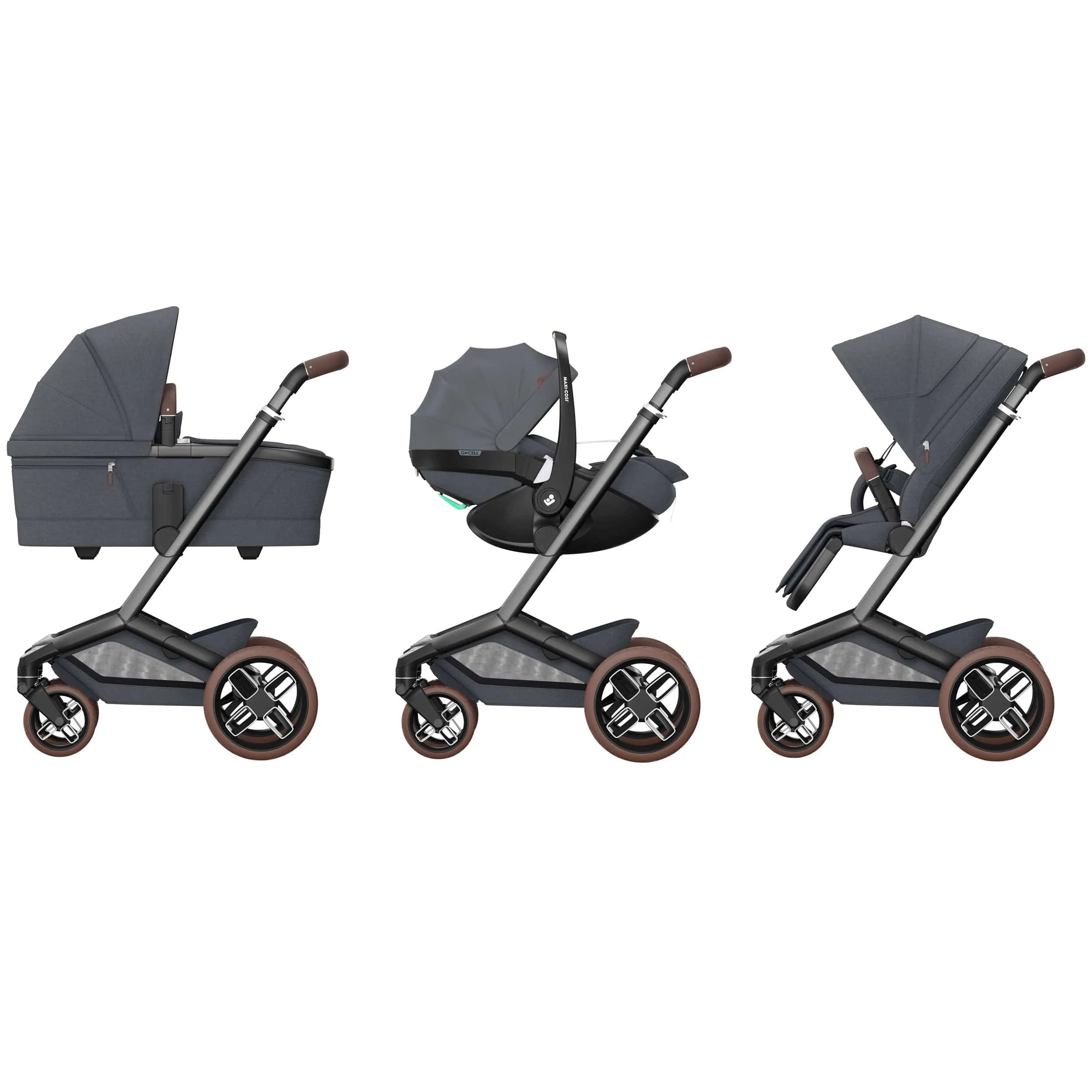Maxi-Cosi FAME 9 Piece Premium Travel System in Twillic Graphite