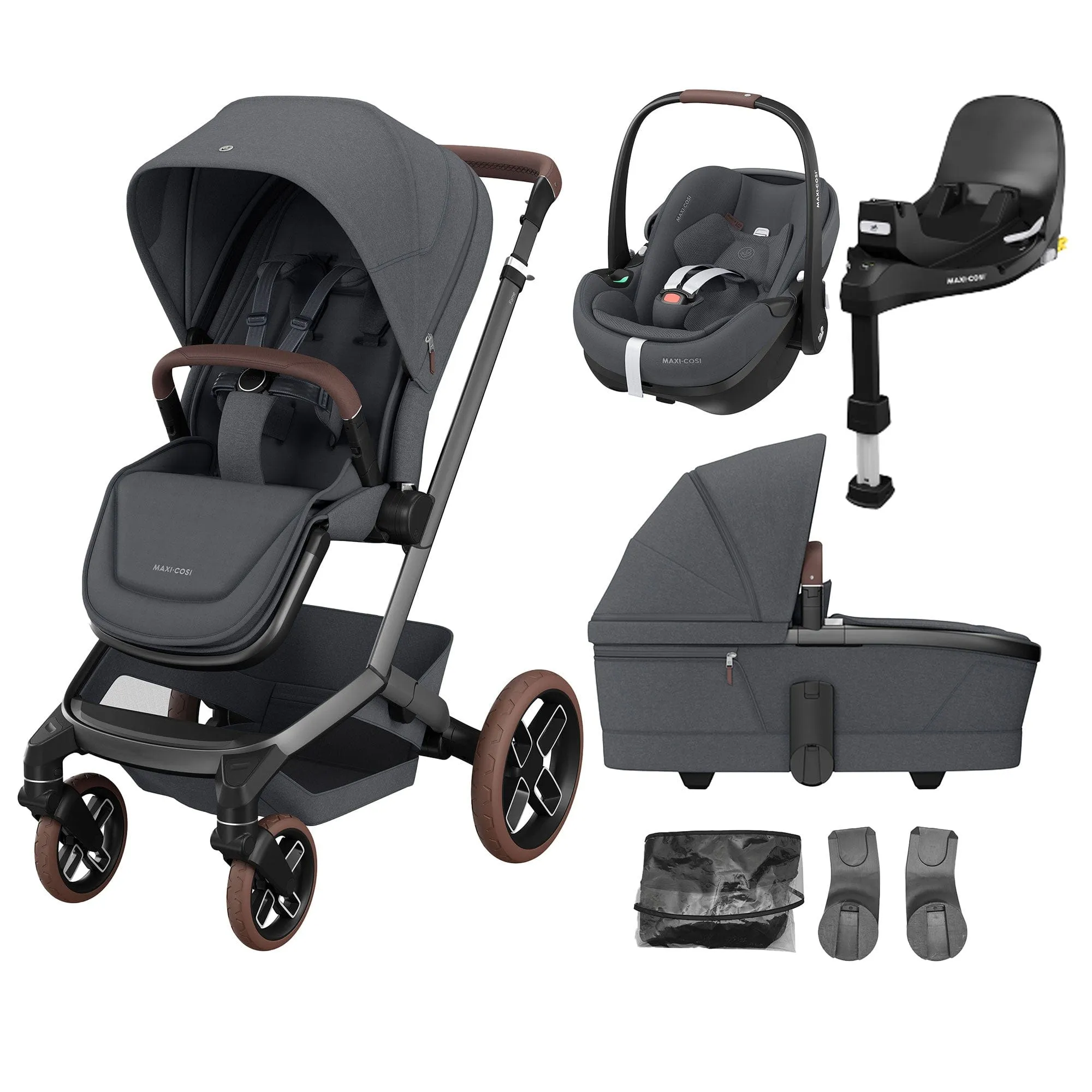 Maxi-Cosi FAME Travel System in Twillic Graphite