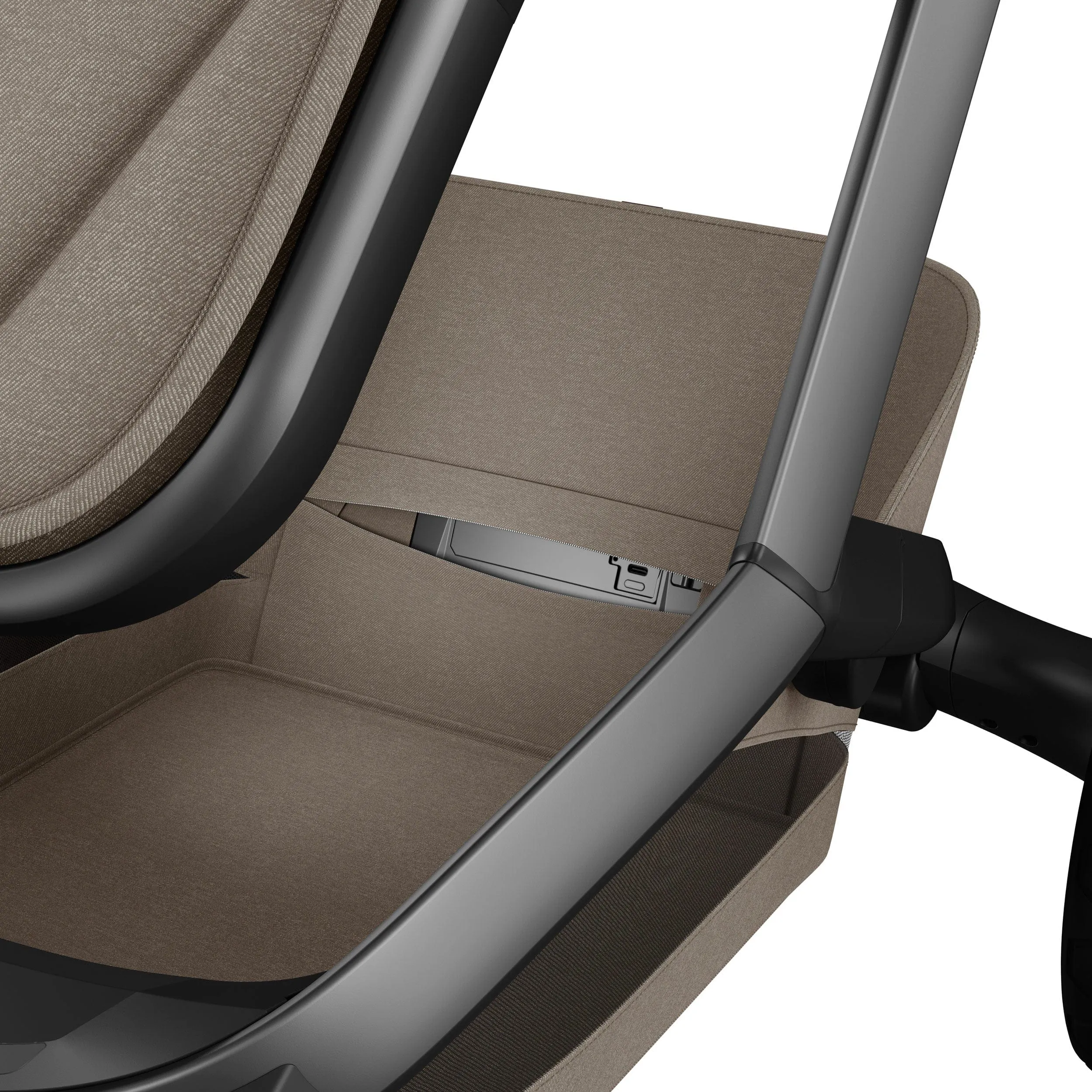 Maxi-Cosi FAME Travel System in Twillic Truffle (Black Wheels)