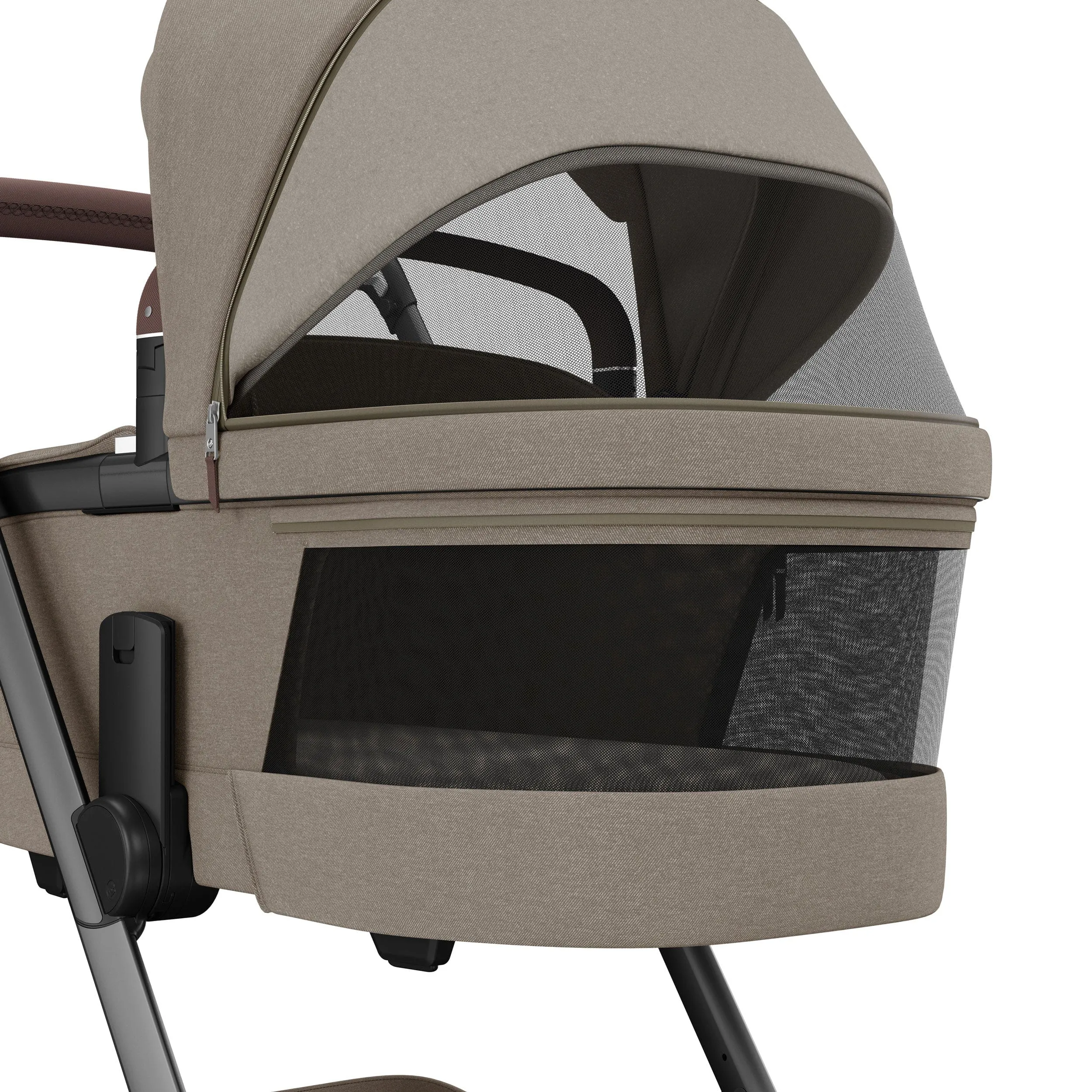 Maxi-Cosi FAME Travel System in Twillic Truffle (Black Wheels)