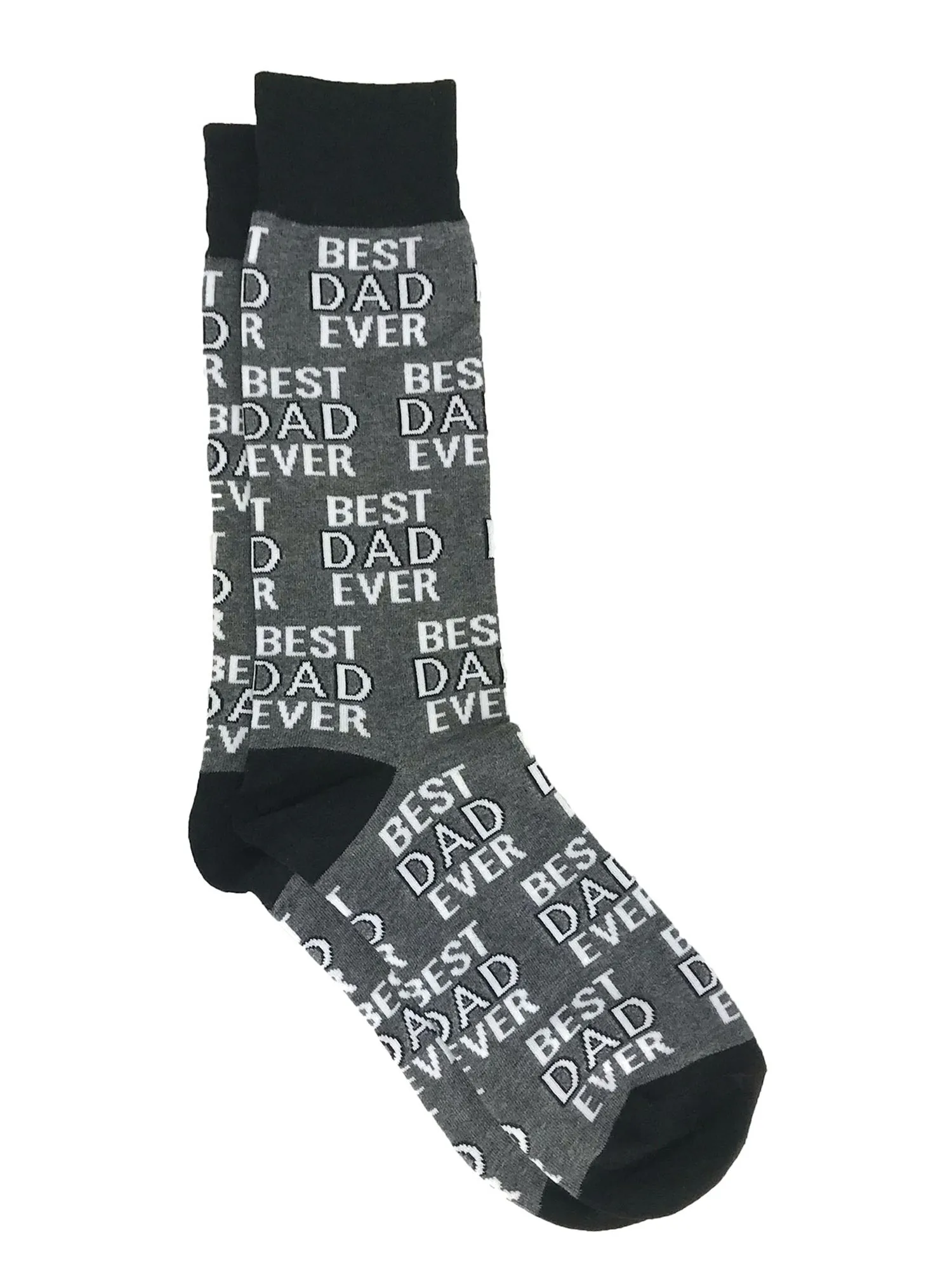 Men's Best Dad Ever Socks Grey and Sushi Rolls & Sashimi Socks All-Over Blue