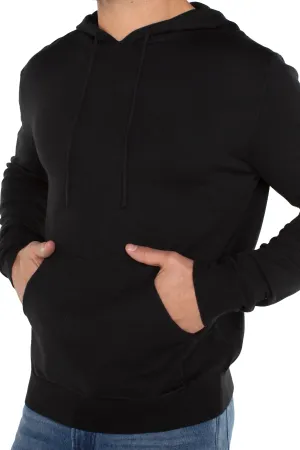 Men's Black Hooded Sweater