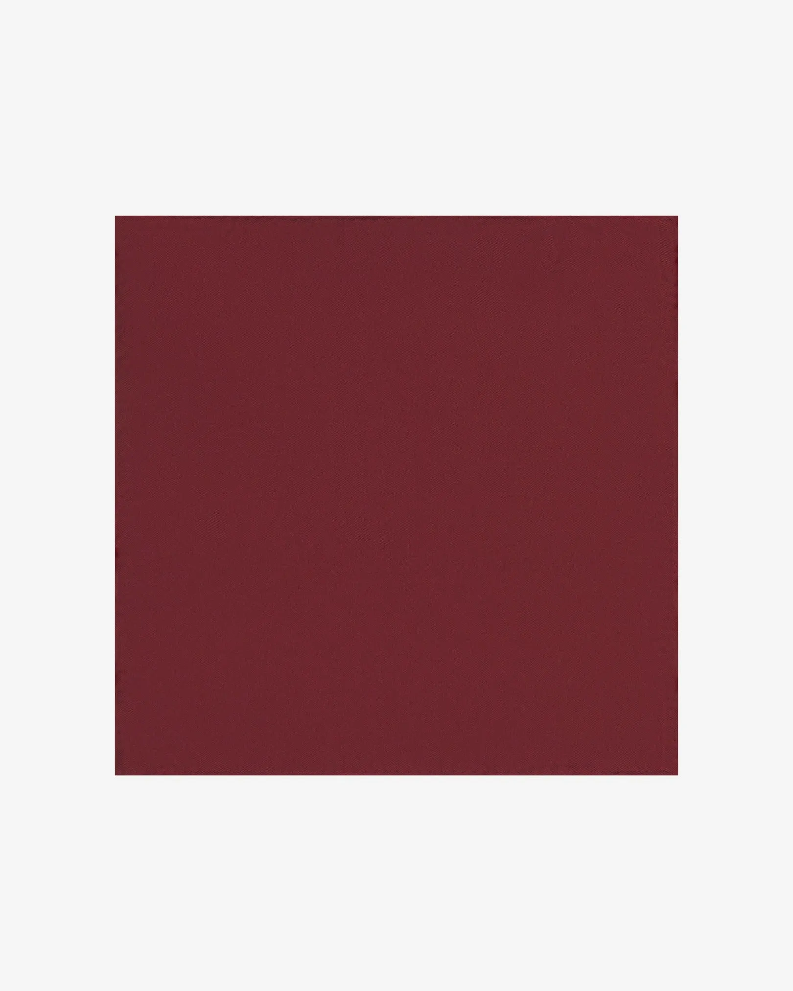 Men's Silk Pocket Square - Wine