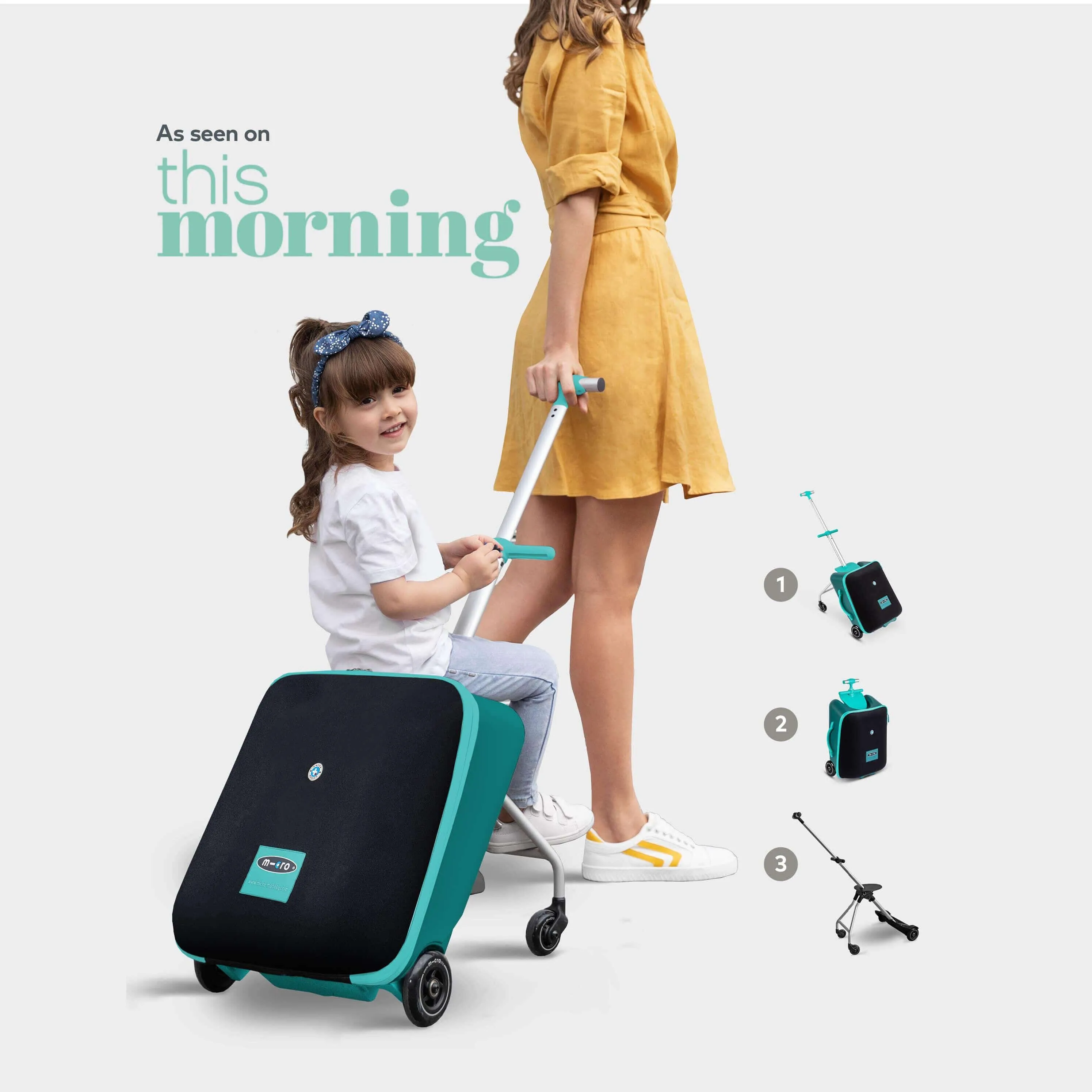 Micro Eazy Luggage - Forest Green