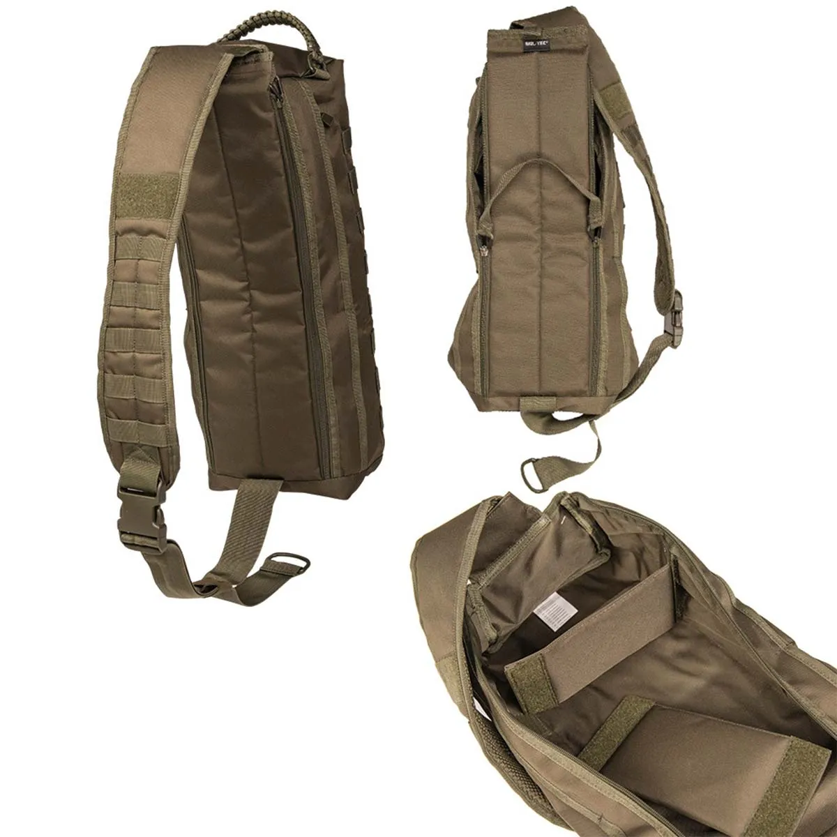 Mil-Tec Sling Bag Tanker 15L Olive Green