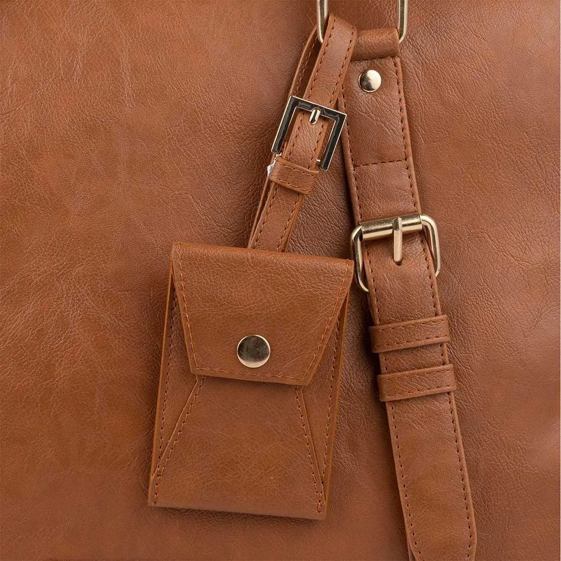 MOCHA TAN Messenger Bag