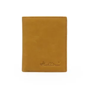 Montana West RFID Genuine Leather Men's Bi-Fold Wallet: Brown
