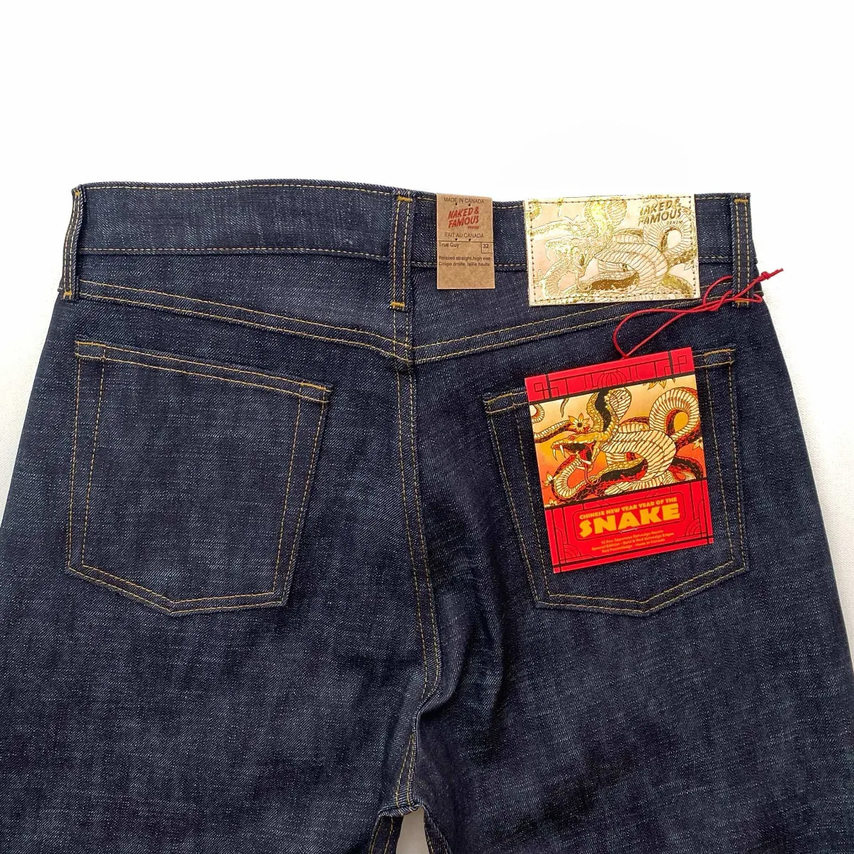 Naked & Famous Denim Chinese New Year Selvedge - Year of the Snake - True Guy Jeans