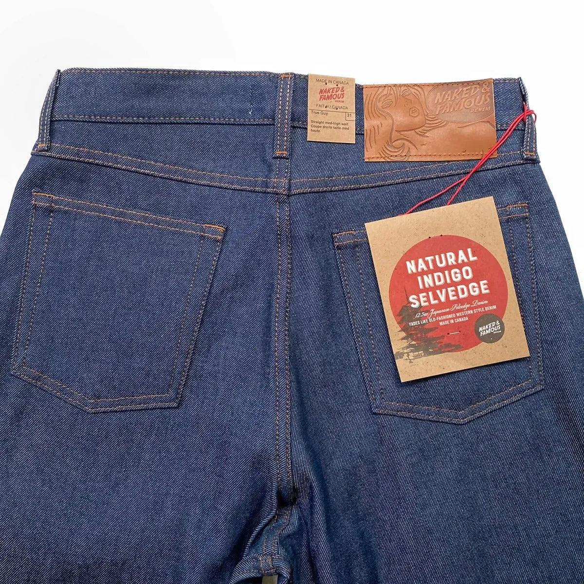 Naked & Famous Denim Natural Indigo Selvedge - True Guy Jeans