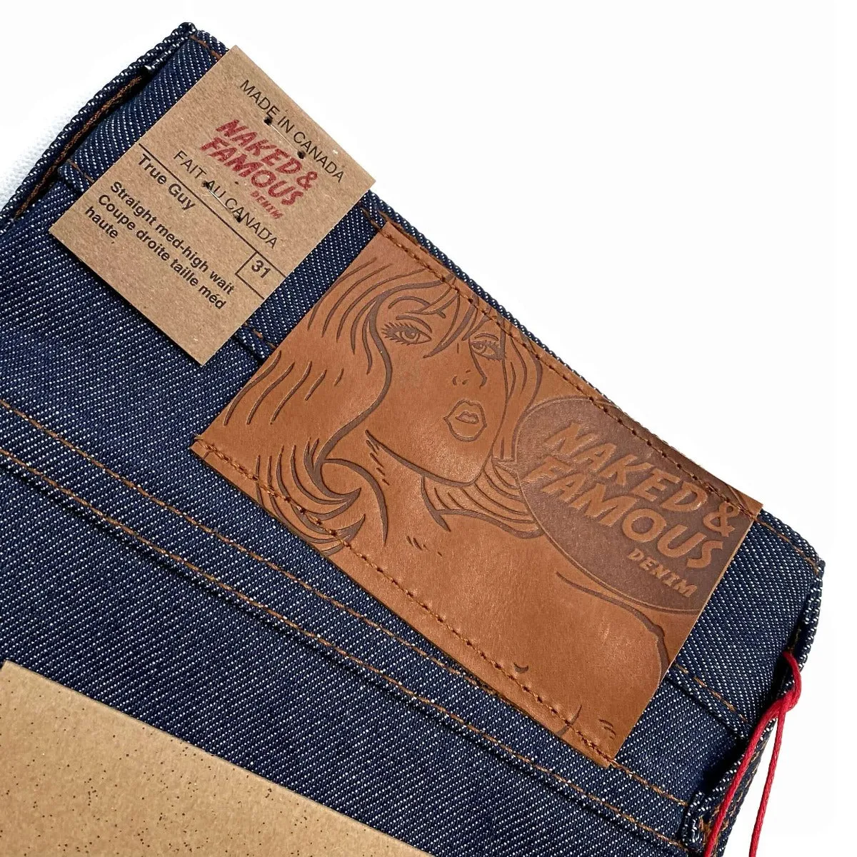 Naked & Famous Denim Natural Indigo Selvedge - True Guy Jeans