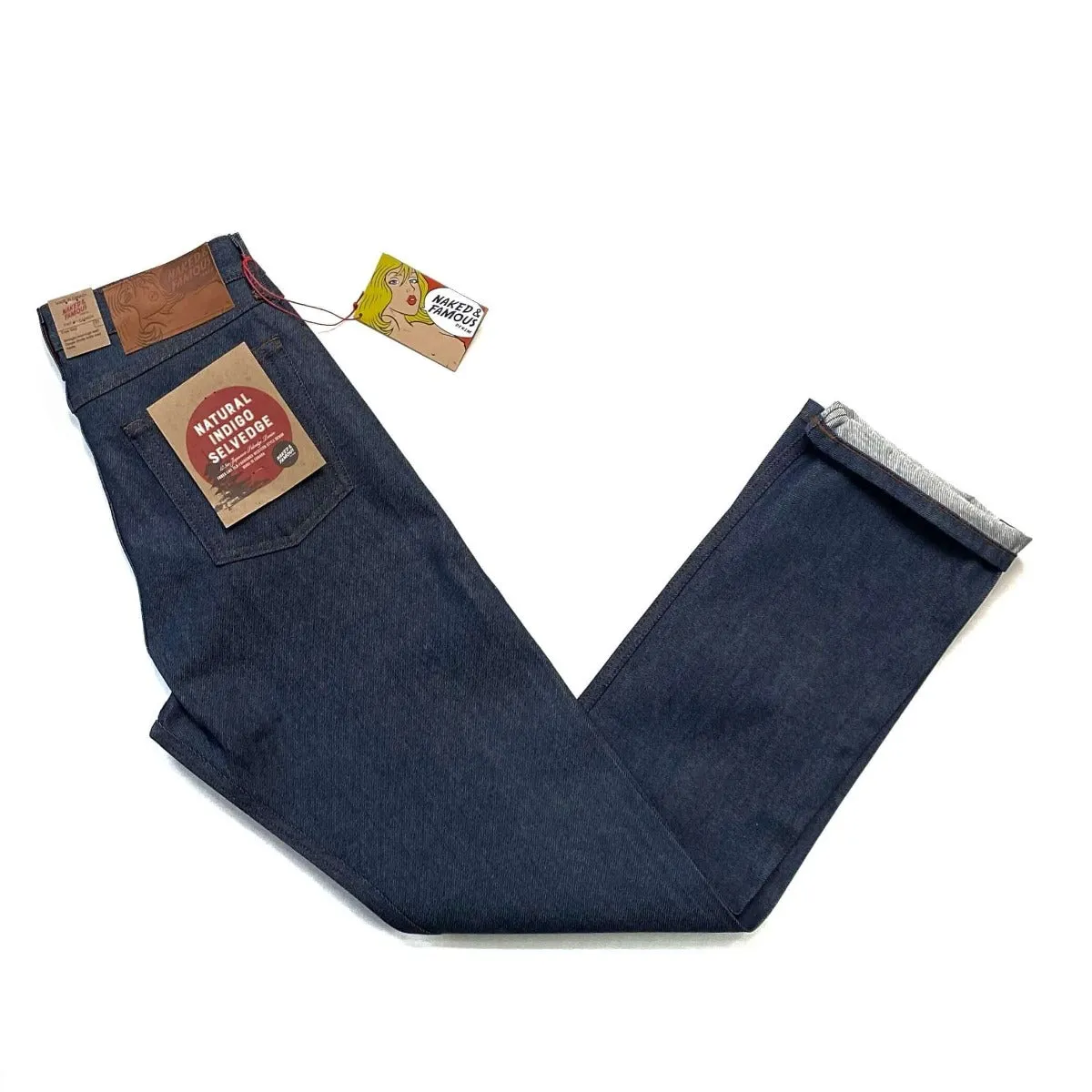 Naked & Famous Denim Natural Indigo Selvedge - True Guy Jeans