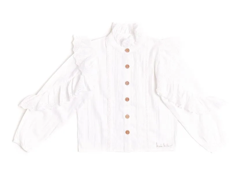 Nicole Miller High Neck Blouse