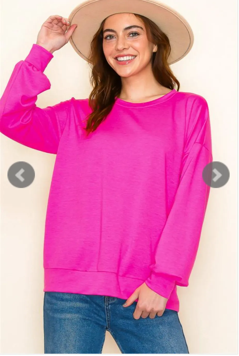 One For All Long Sleeve Top-Multiple Colors Available