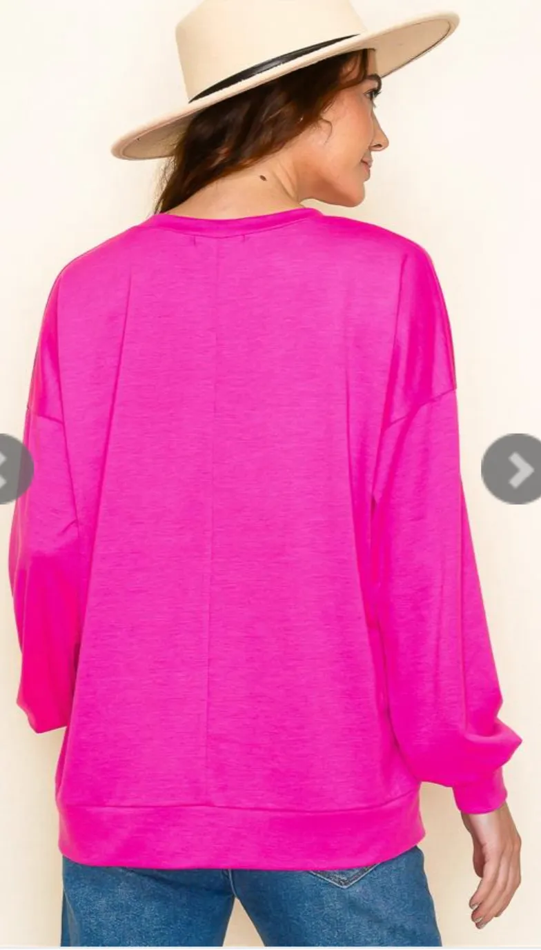 One For All Long Sleeve Top-Multiple Colors Available