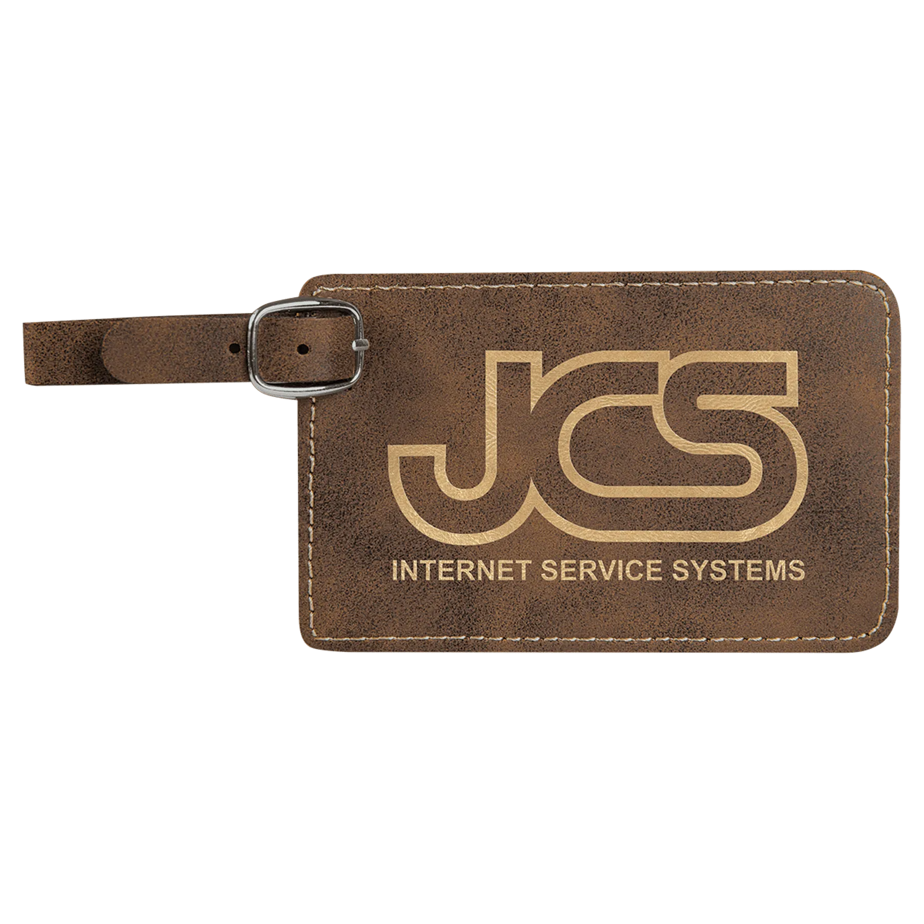 Personalized Laserable Leatherette Luggage Tag – Durable, Stylish & Customizable