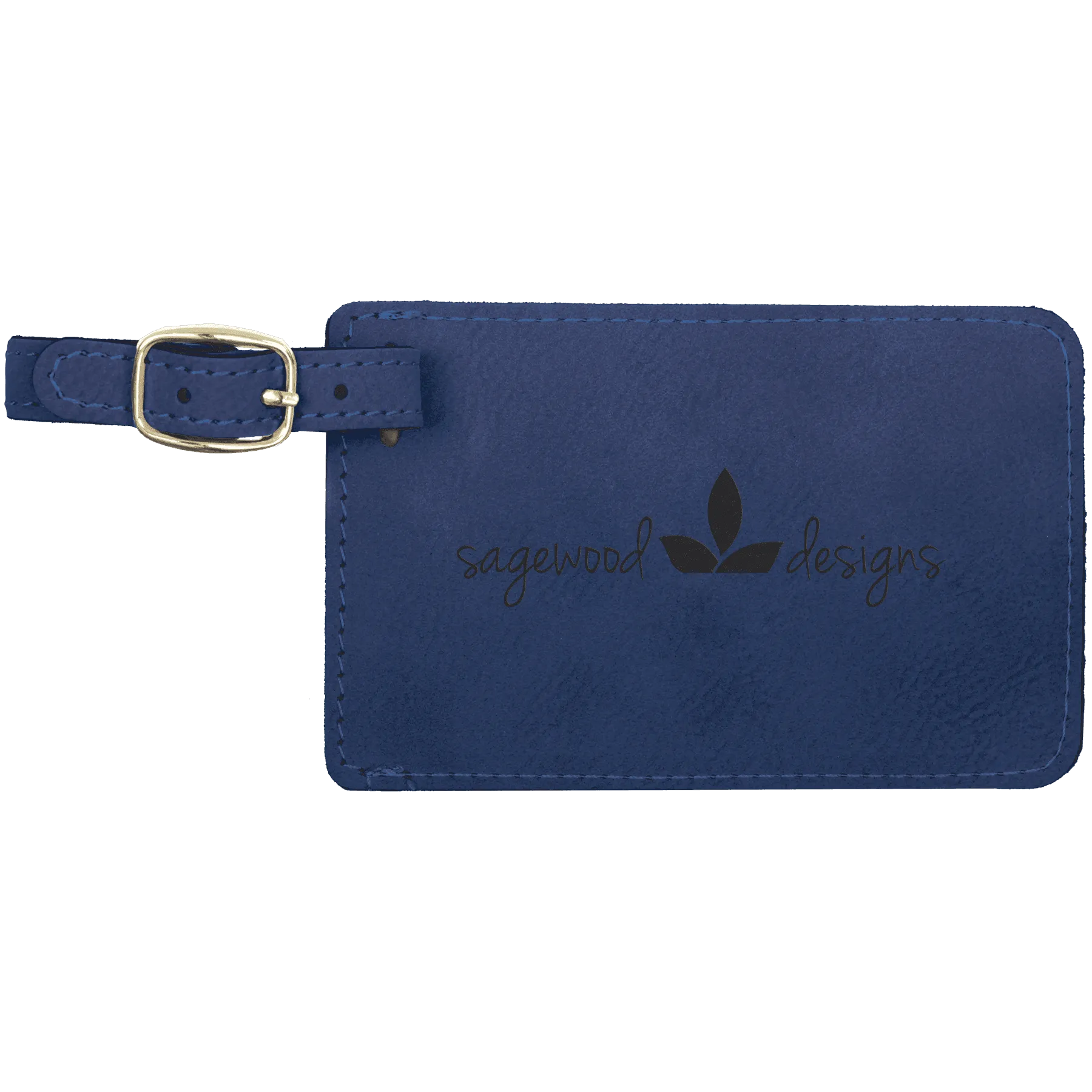Personalized Laserable Leatherette Luggage Tag – Durable, Stylish & Customizable