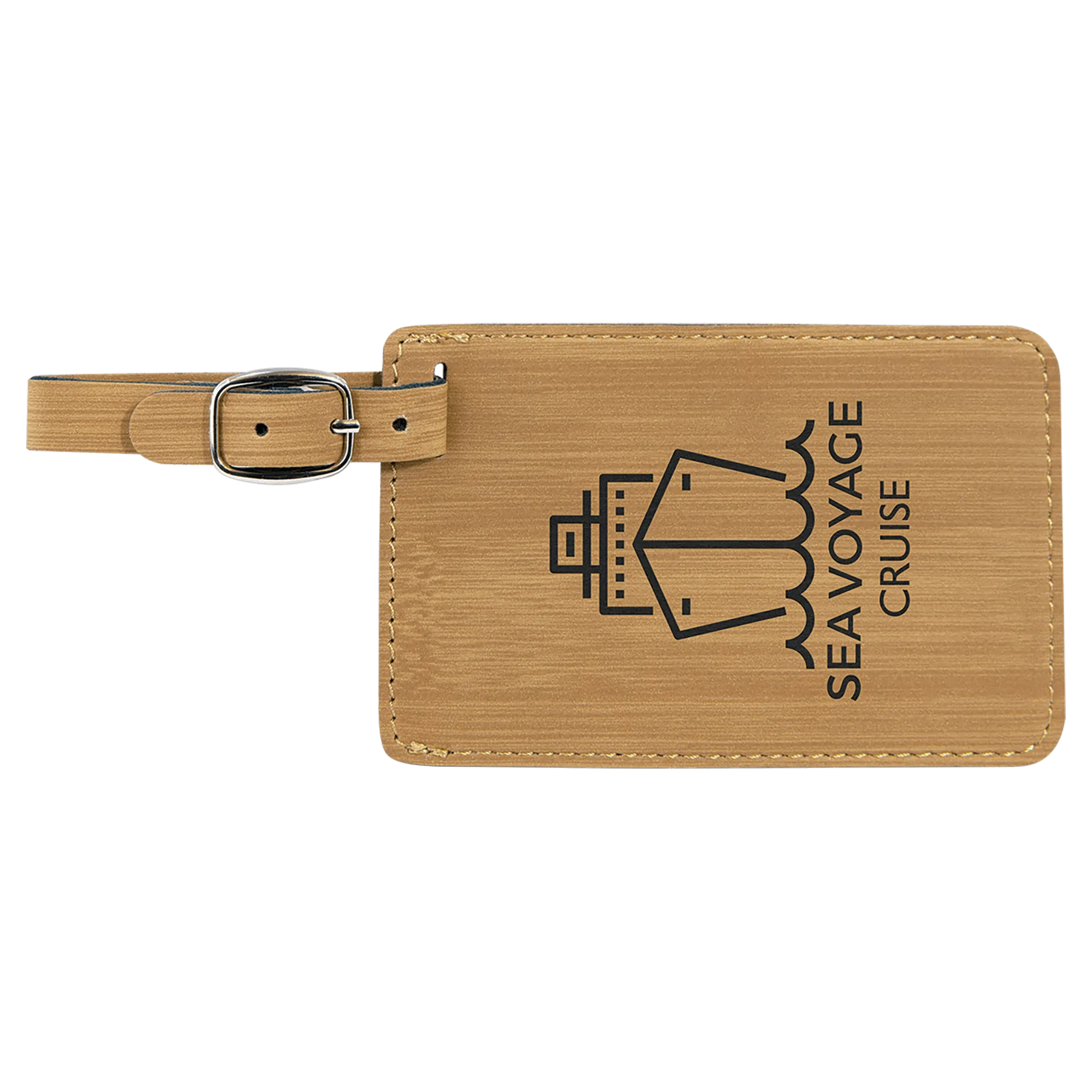 Personalized Laserable Leatherette Luggage Tag – Durable, Stylish & Customizable