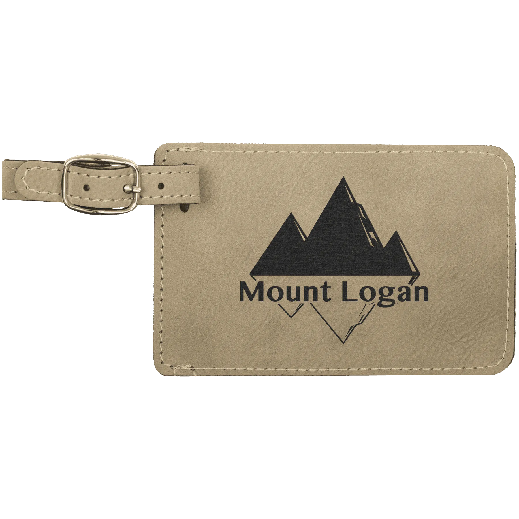 Personalized Laserable Leatherette Luggage Tag – Durable, Stylish & Customizable
