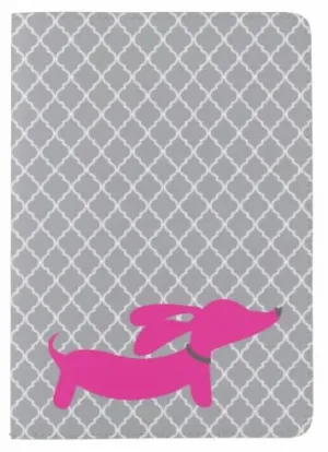 Pink or Yellow Dachshund Passport Cover