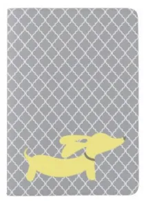 Pink or Yellow Dachshund Passport Cover