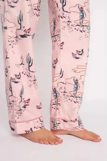 P.J. Salvage Pink Mist Flannel Set
