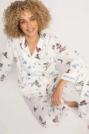 P.J. Salvage Snow White Flannel Set