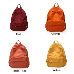 "PLEATED SOLID COLOR SCHOOL" BACKPACK N030408