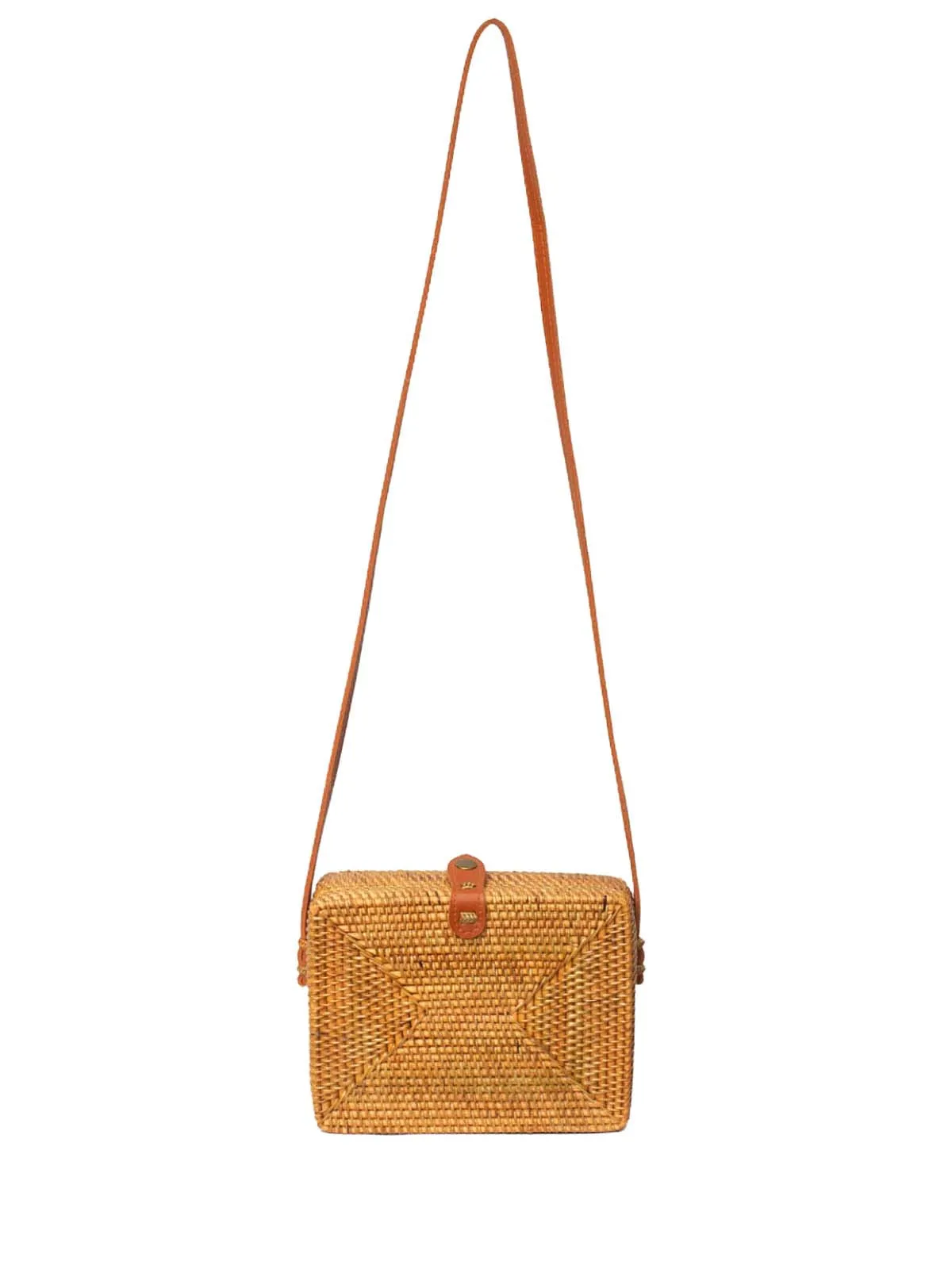 Rae Rattan Crossbody Bag ::RET