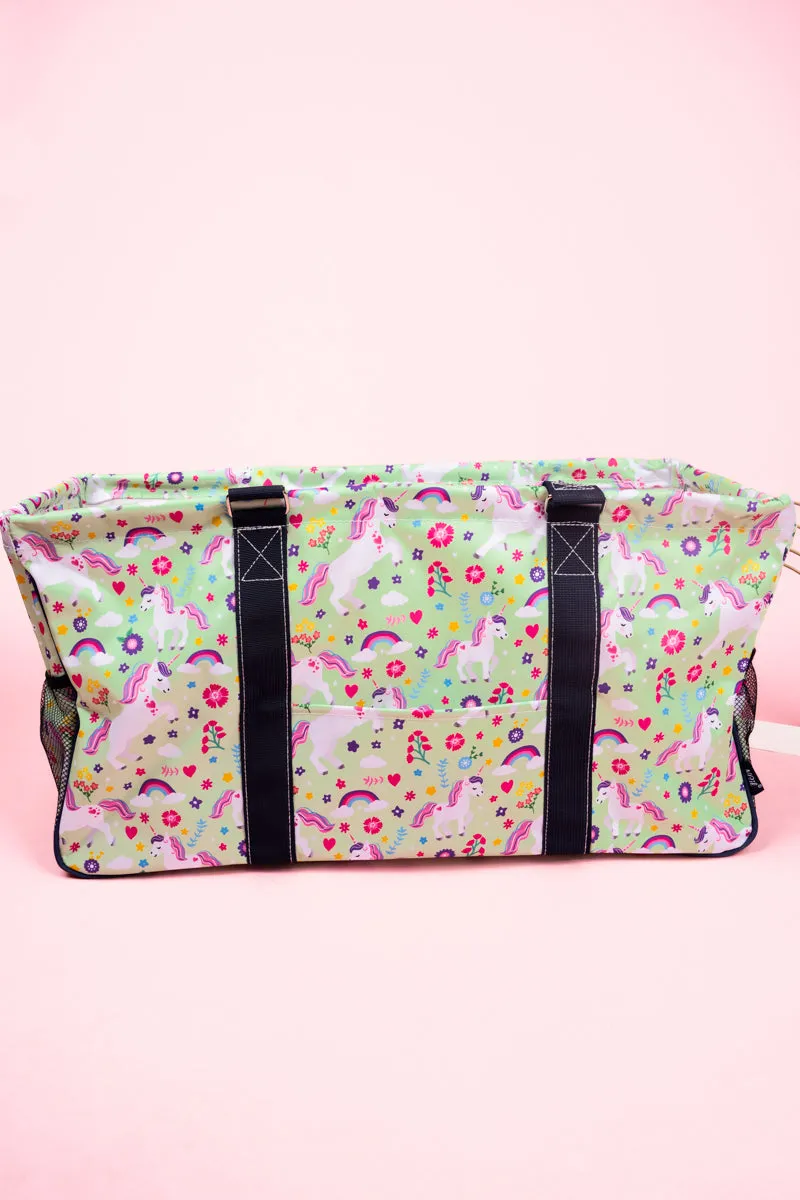 Rainbow Magic Collapsible Haul-It-All Basket with Mesh Pockets