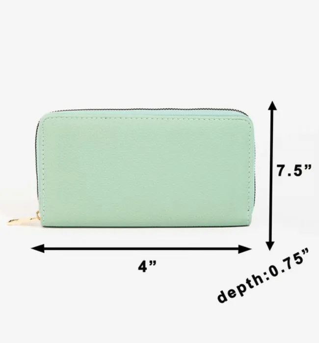 Renee Trifold Zipper Wallet