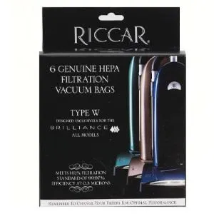 Riccar Simplicity OEM HEPA Bag Type "W"