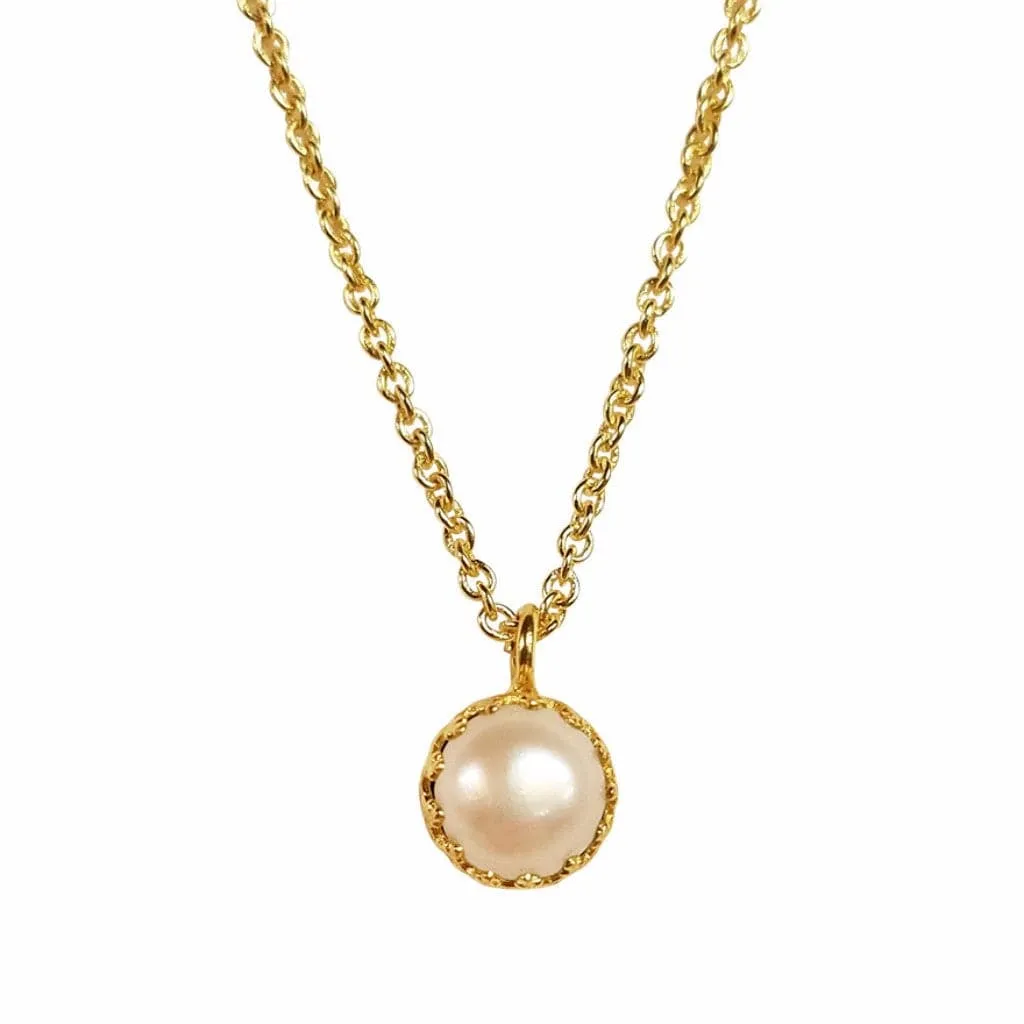 Rococo Pearl Pendant Necklace