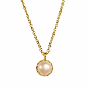 Rococo Pearl Pendant Necklace